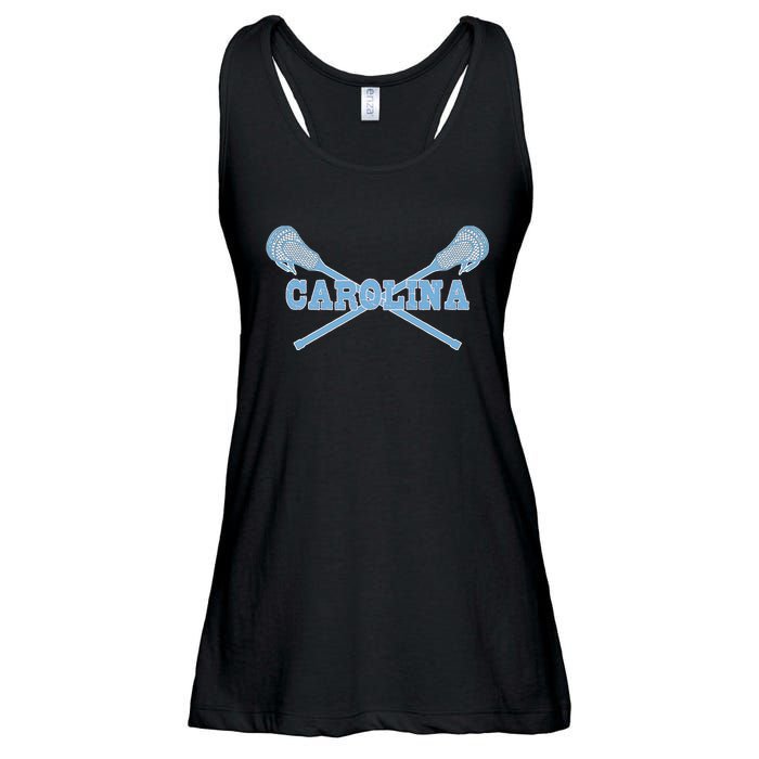 Carolina Lacrosse Lax Sticks Ladies Essential Flowy Tank