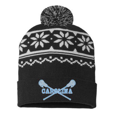 Carolina Lacrosse Lax Sticks USA-Made Snowflake Beanie