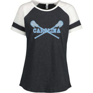 Carolina Lacrosse Lax Sticks Enza Ladies Jersey Colorblock Tee