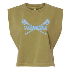 Carolina Lacrosse Lax Sticks Garment-Dyed Women's Muscle Tee