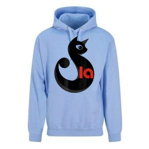 Comma La La Cat  Comma La Unisex Surf Hoodie