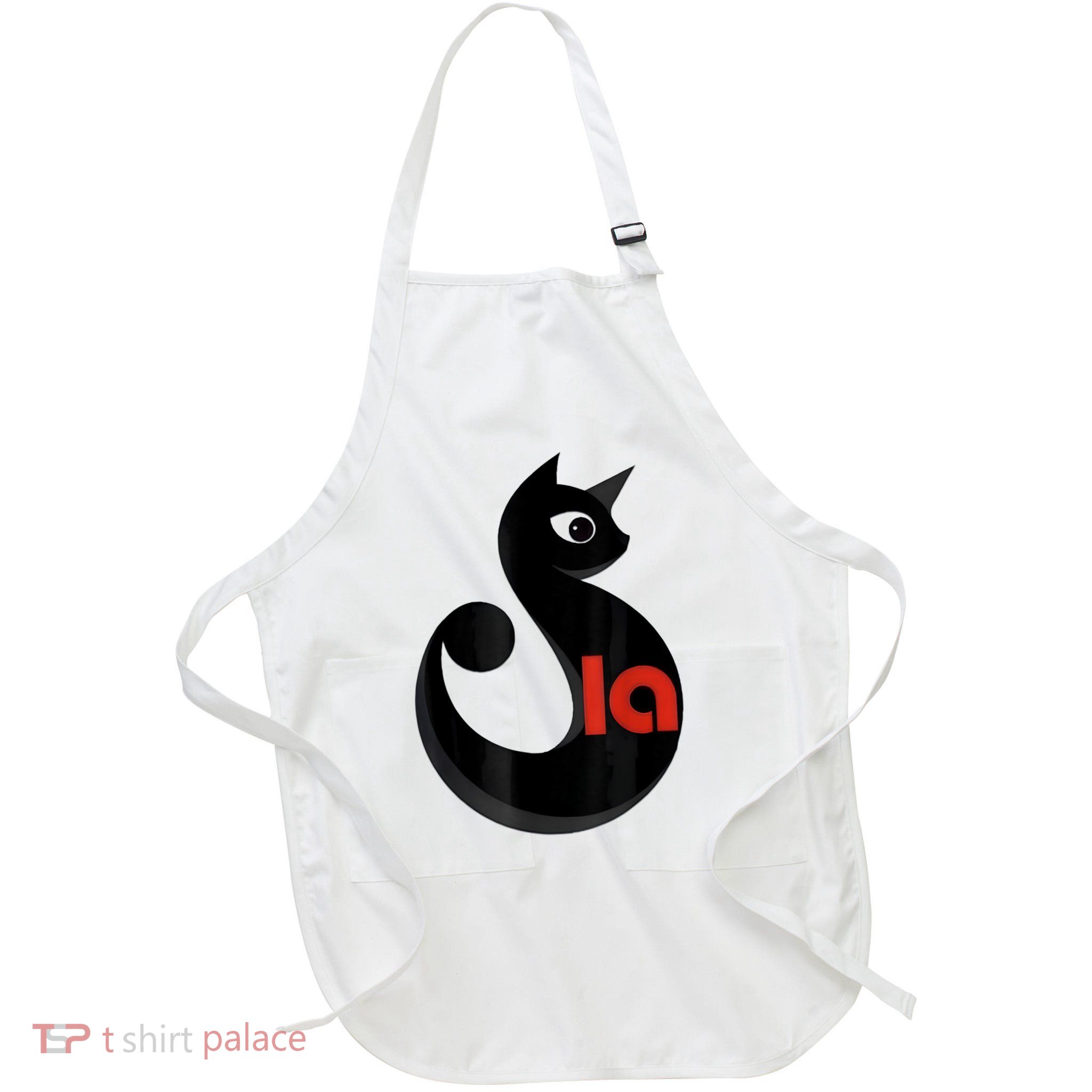 Comma La La Cat  Comma La Full-Length Apron With Pockets