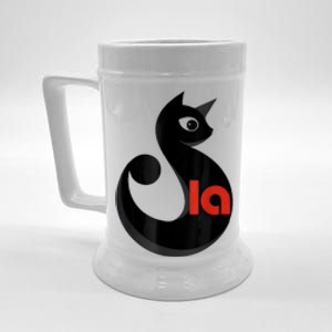 Comma La La Cat  Comma La Beer Stein