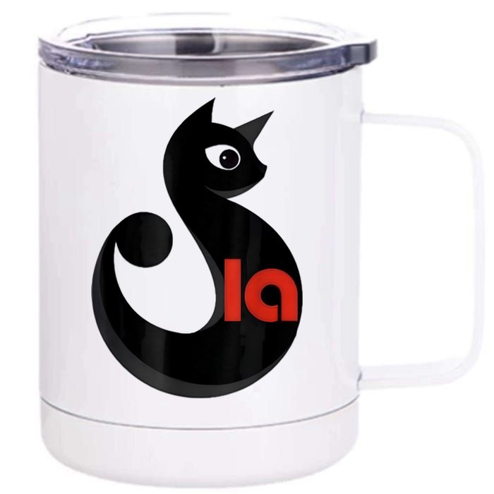 Comma La La Cat  Comma La 12 oz Stainless Steel Tumbler Cup