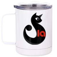 Comma La La Cat  Comma La 12 oz Stainless Steel Tumbler Cup