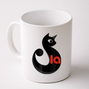 Comma La La Cat  Comma La Coffee Mug