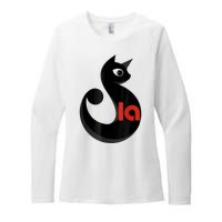 Comma La La Cat  Comma La Womens CVC Long Sleeve Shirt