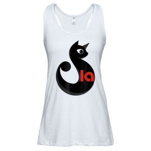 Comma La La Cat  Comma La Ladies Essential Flowy Tank