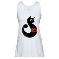 Comma La La Cat  Comma La Ladies Essential Flowy Tank