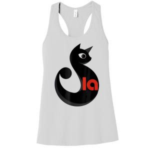 Comma La La Cat  Comma La Women's Racerback Tank