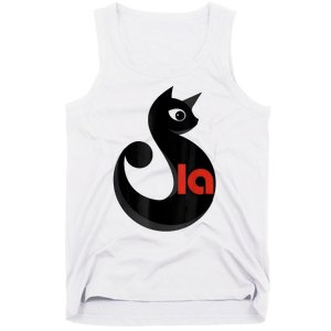 Comma La La Cat  Comma La Tank Top