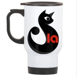 Comma La La Cat  Comma La Stainless Steel Travel Mug