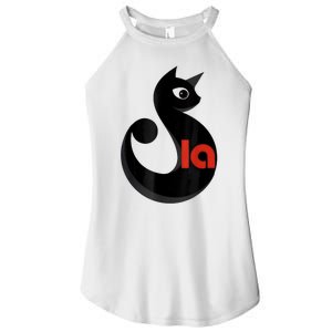 Comma La La Cat  Comma La Women's Perfect Tri Rocker Tank