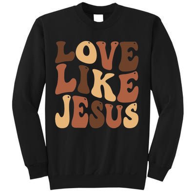 Christian Love Like Jesus Melanin Black History Sweatshirt