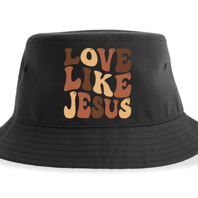 Christian Love Like Jesus Melanin Black History Sustainable Bucket Hat