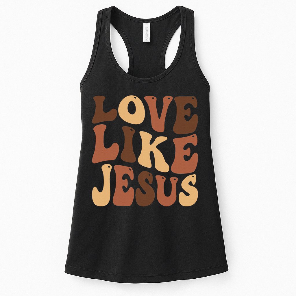 Christian Love Like Jesus Melanin Black History Womens Tank Top