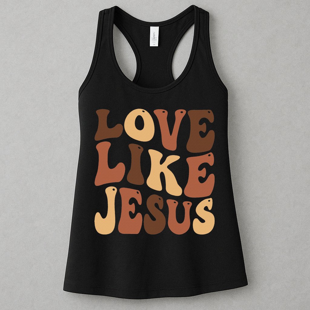 Christian Love Like Jesus Melanin Black History Womens Tank Top