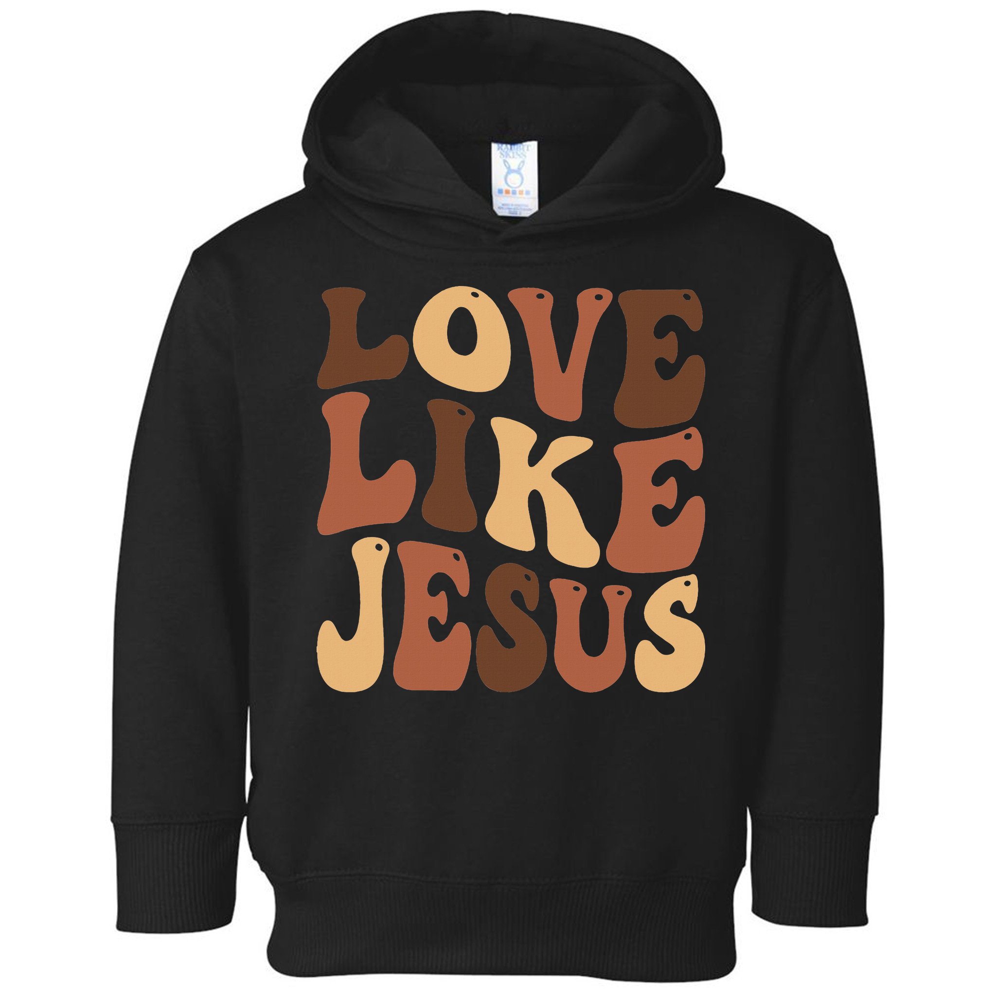 Christian Love Like Jesus Melanin Black History Toddler Hoodie