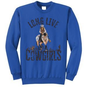 Cow Long Live Country Cool Wild West Gift Sweatshirt