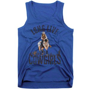 Cow Long Live Country Cool Wild West Gift Tank Top