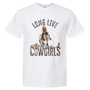 Cow Long Live Country Cool Wild West Gift Garment-Dyed Heavyweight T-Shirt