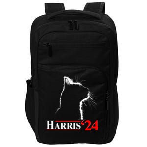 Cat Lady Ladies For Kamala Harris 2024 Impact Tech Backpack