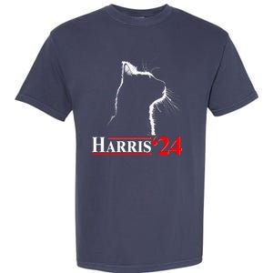 Cat Lady Ladies For Kamala Harris 2024 Garment-Dyed Heavyweight T-Shirt