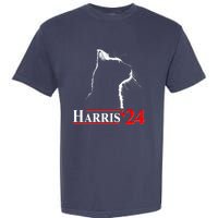 Cat Lady Ladies For Kamala Harris 2024 Garment-Dyed Heavyweight T-Shirt