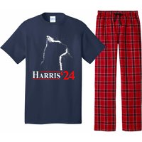 Cat Lady Ladies For Kamala Harris 2024 Pajama Set