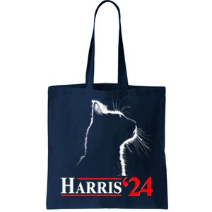 Cat Lady Ladies For Kamala Harris 2024 Tote Bag