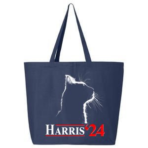 Cat Lady Ladies For Kamala Harris 2024 25L Jumbo Tote