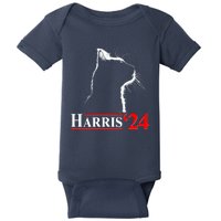 Cat Lady Ladies For Kamala Harris 2024 Baby Bodysuit