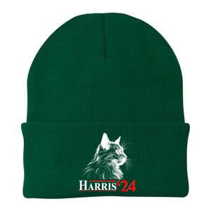 Cat Lady Ladies For Kamala Harris 2024 Knit Cap Winter Beanie