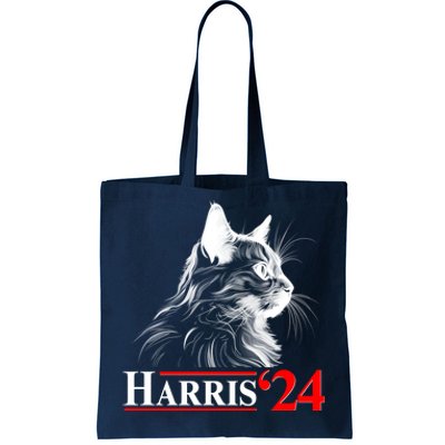 Cat Lady Ladies For Kamala Harris 2024 Tote Bag