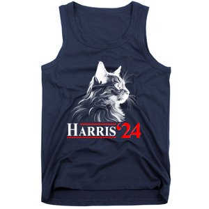 Cat Lady Ladies For Kamala Harris 2024 Tank Top