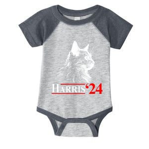 Cat Lady Ladies For Kamala Harris 2024 Infant Baby Jersey Bodysuit