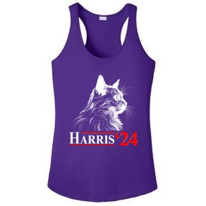 Cat Lady Ladies For Kamala Harris 2024 Ladies PosiCharge Competitor Racerback Tank