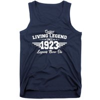 Certified Living Legend Since 1923 Legends Never Die 100th Birthday Tank Top