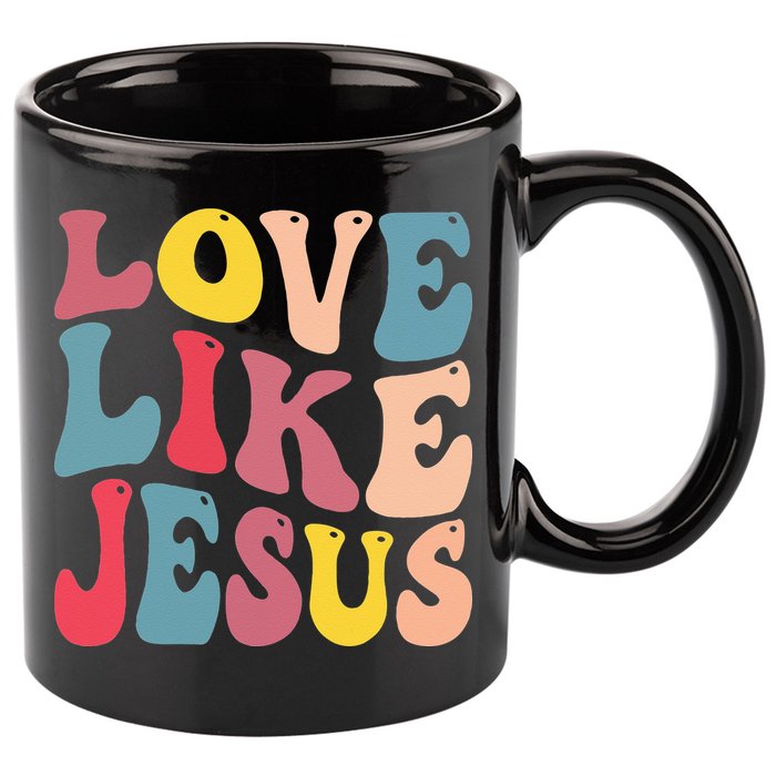 Christian Love Like Jesus 11oz C Handle Ceramic Mug