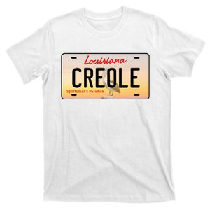 Creole Louisiana License Plate T-Shirt