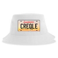 Creole Louisiana License Plate Sustainable Bucket Hat