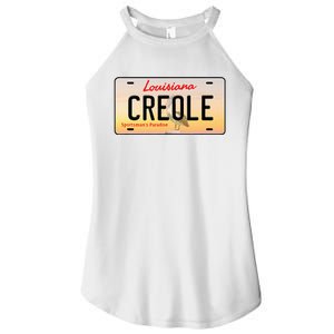 Creole Louisiana License Plate Women’s Perfect Tri Rocker Tank