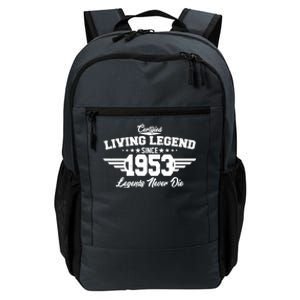 Certified Living Legend Since 1953 Legends Never Die 70th Birthday Daily Commute Backpack