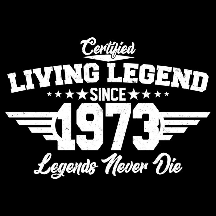 Certified Living Legend Since 1973 Legends Never Die 50th Birthday Impact Tech Backpack