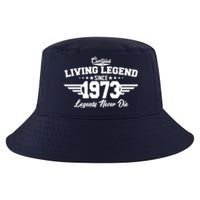 Certified Living Legend Since 1973 Legends Never Die 50th Birthday Cool Comfort Performance Bucket Hat