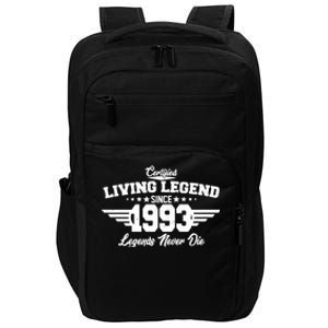 Certified Living Legend Since 1993 Legends Never Die 30th Birthday Impact Tech Backpack