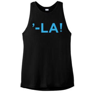 Comma La La Design Ladies PosiCharge Tri-Blend Wicking Tank