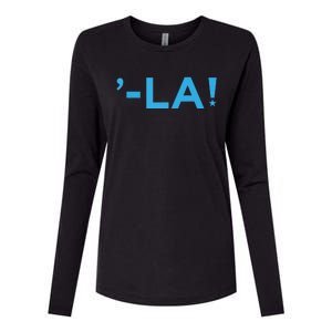 Comma La La Design Womens Cotton Relaxed Long Sleeve T-Shirt