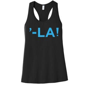 Comma La La Design Women's Racerback Tank