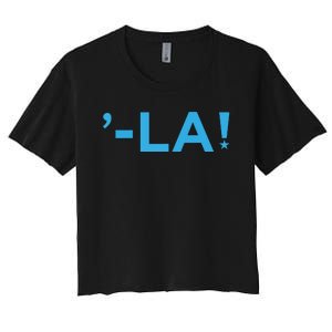 Comma La La Design Women's Crop Top Tee